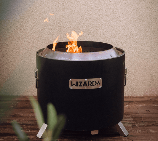 How does a smokeless fire pit really work?